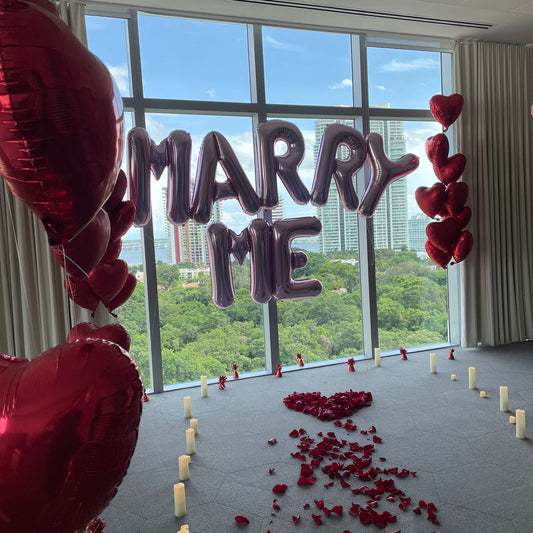 Balloon Love Proposal