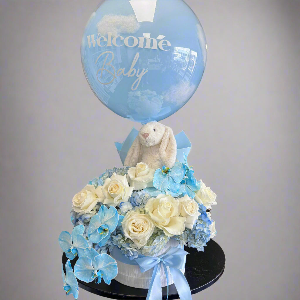 Welcome baby Flower Box