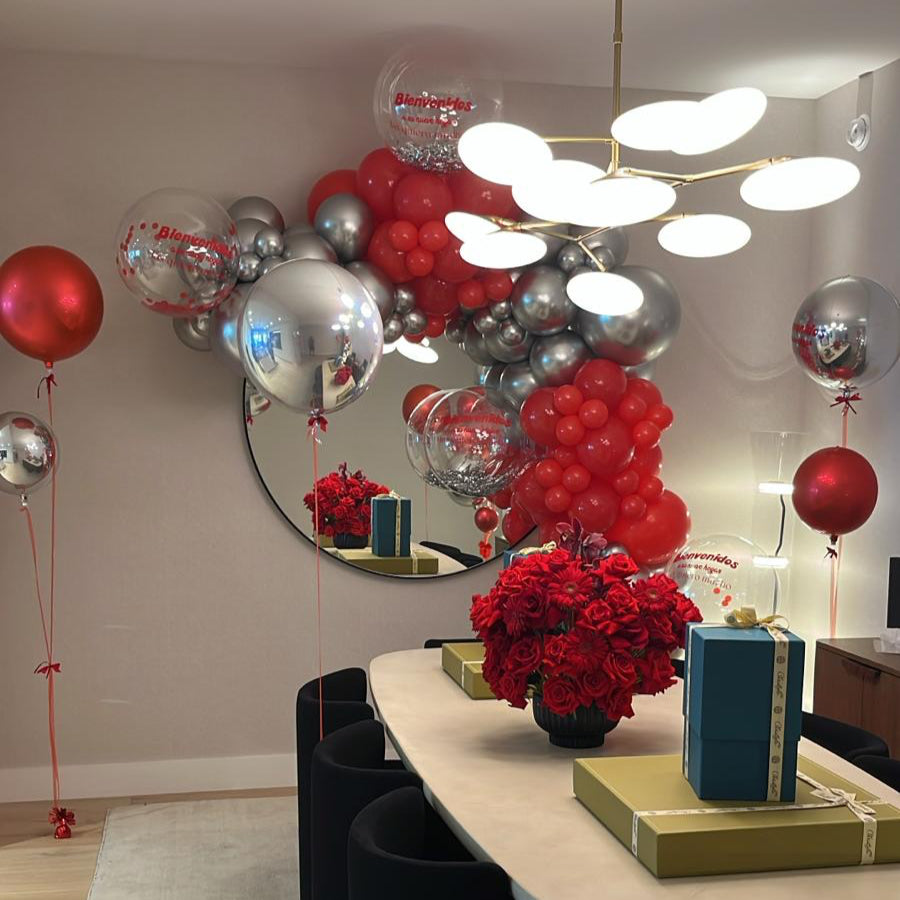 Bienvenidos Combo (Flowers + Balloons)