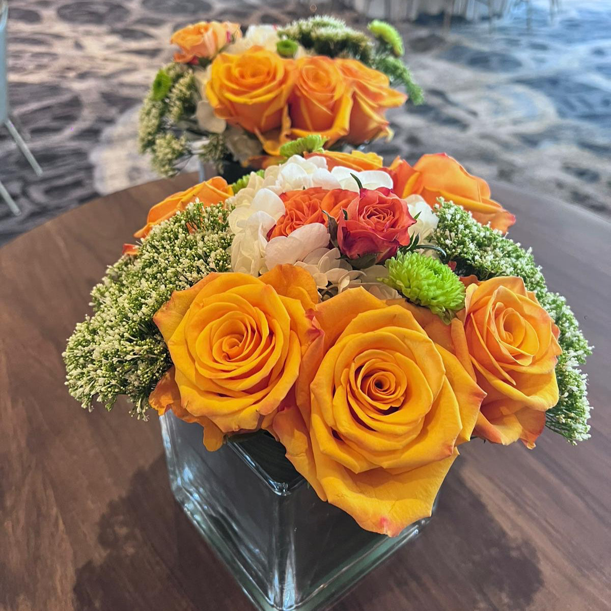 Grad Flower Cubes