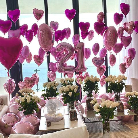 celebrity vip balloons set up best balloons company miami same day delivery sunny isle aventura