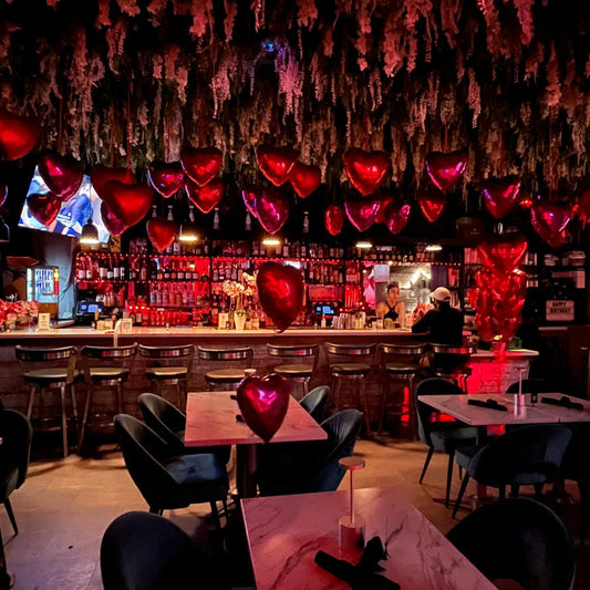 Ceiling Foil Hearts