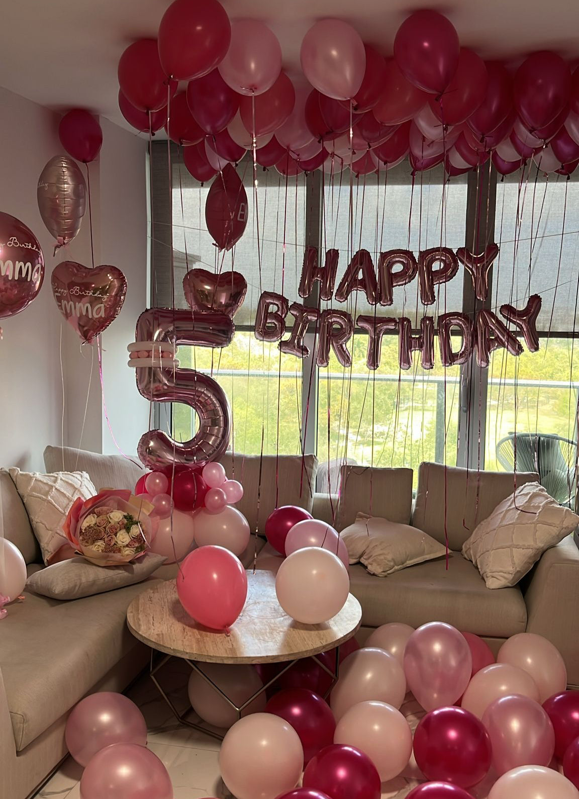 Celebration Package + Medium size flower box