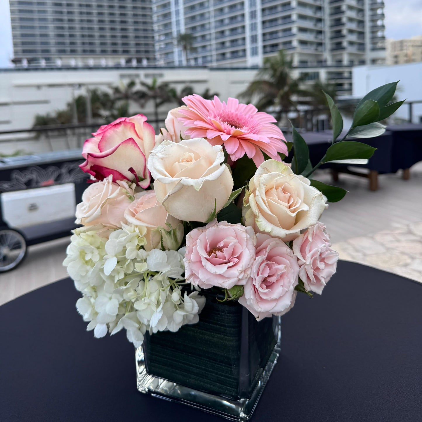 Spring Love Glass Cube