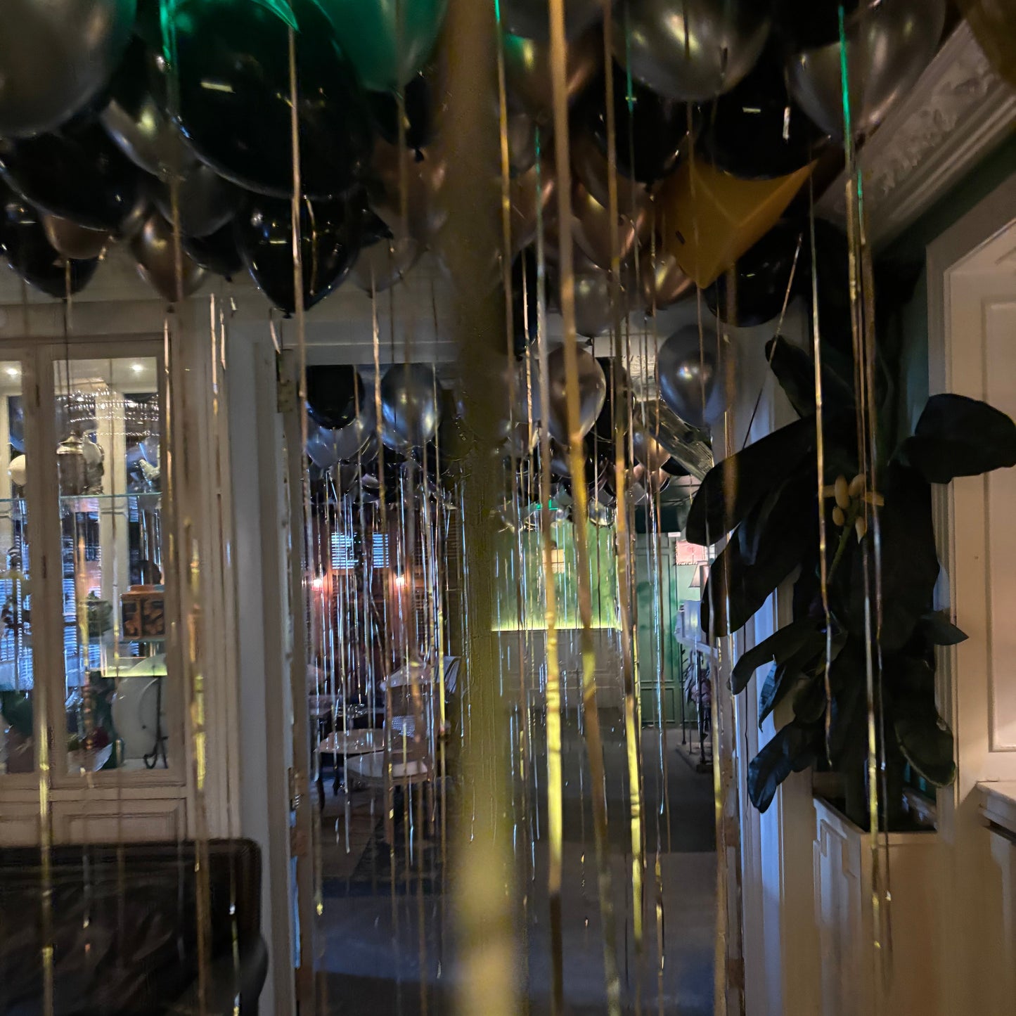 New Years Eve Latex Ceiling Balloons