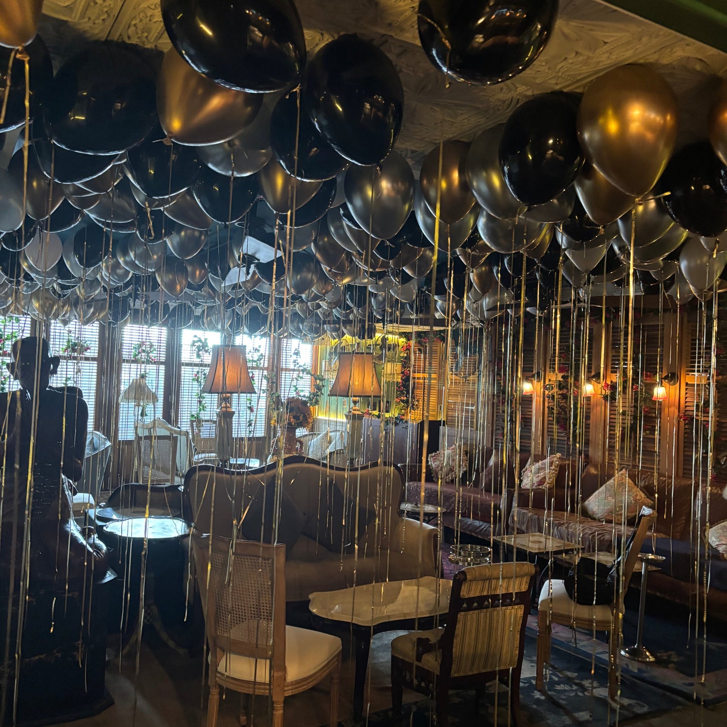 New Years Eve Latex Ceiling Balloons
