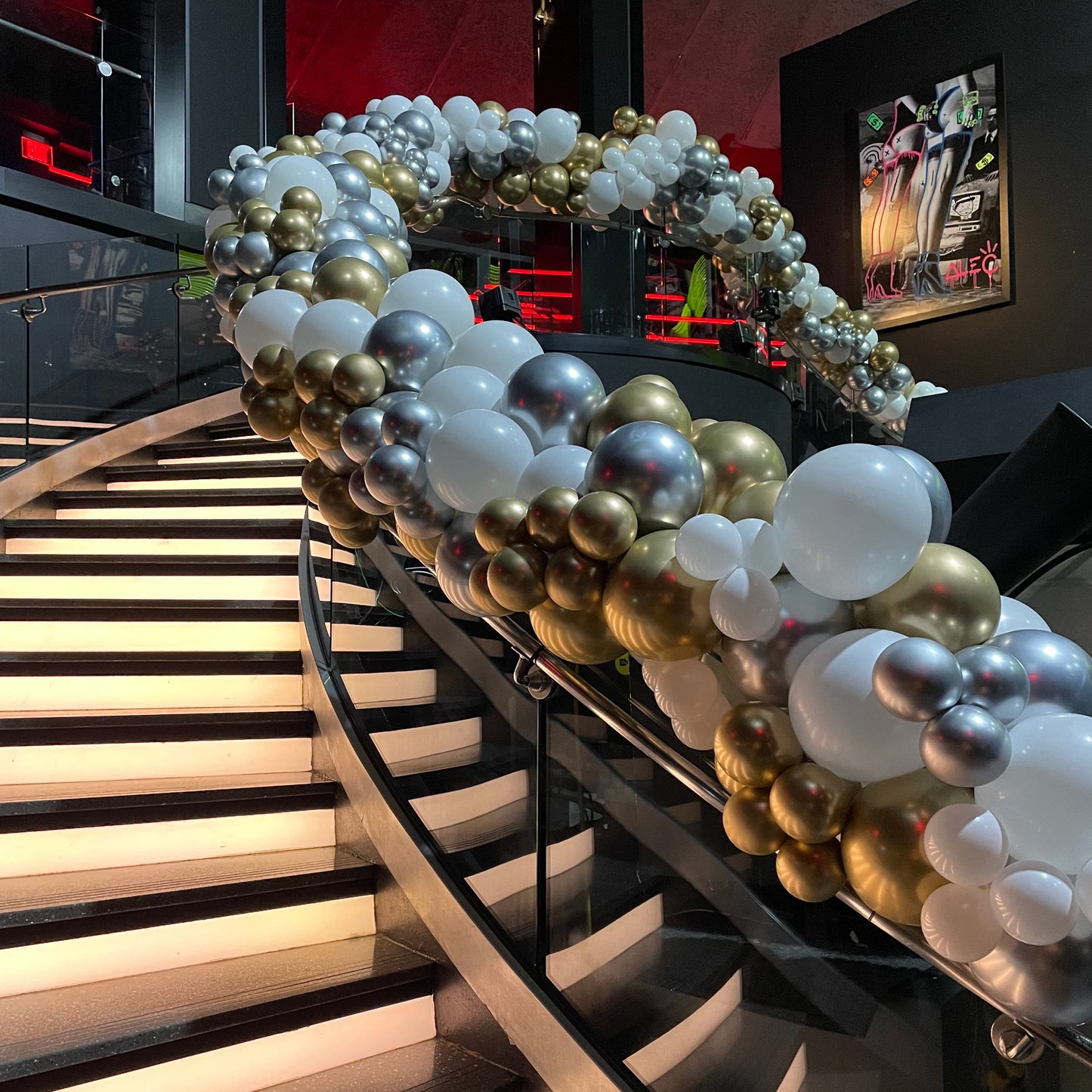 New Years/ Holidays Balloon Garland/ Arch By the Foot