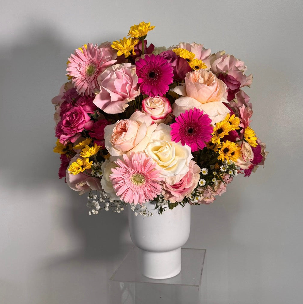 Mixed Flower Vase