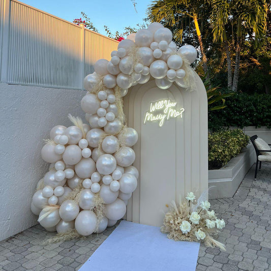 3D Wooden Backdrop Rental (Sign not included)