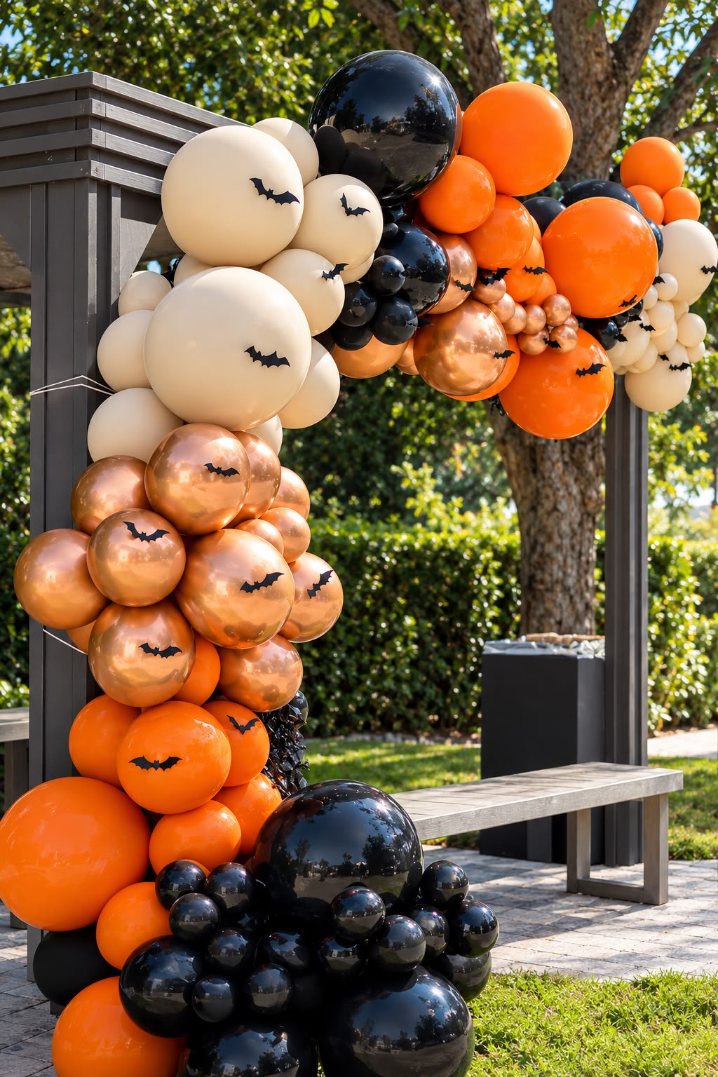 Halloween Organic Balloon Garland
