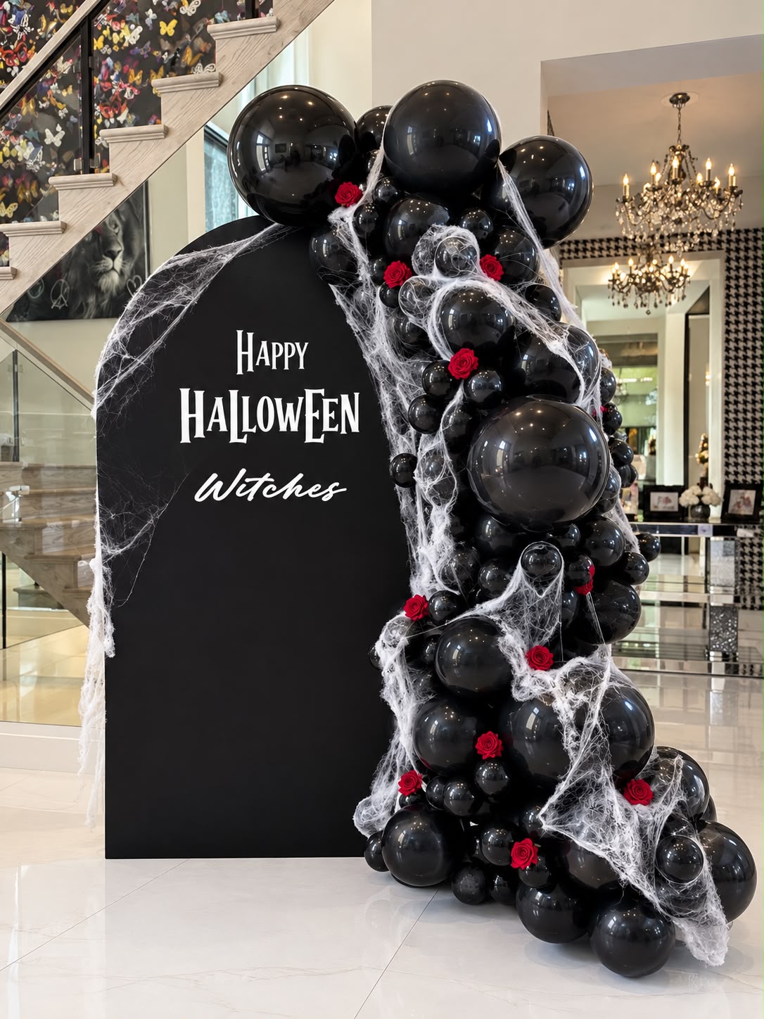 Gothic Halloween Setup