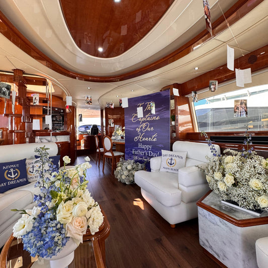 Float on! Balloon-Free Yacht Decor