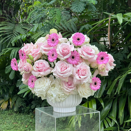 Assorted Floral Ceramic Vase