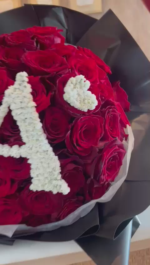 Initial Rose Bouquet