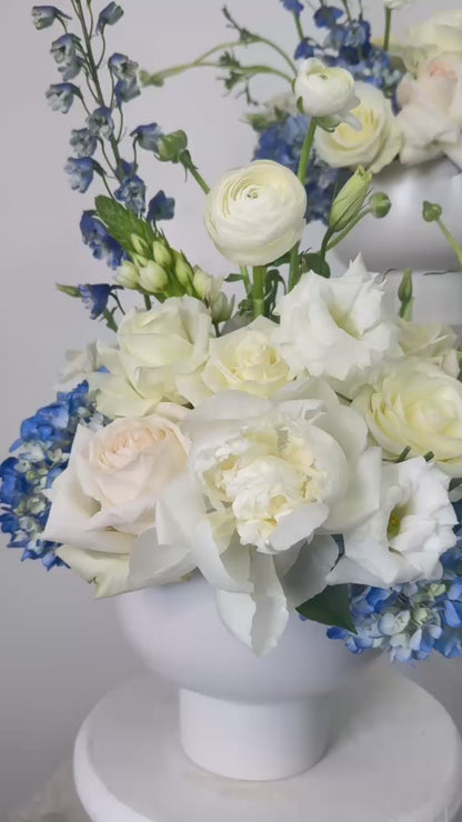 Medium Vase with Florals