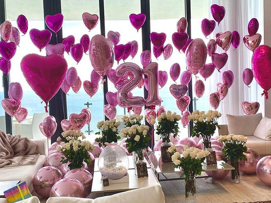 celebrity vip balloons set up best balloons company miami same day delivery sunny isle aventura 